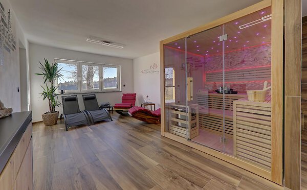 Chalet im Bayerischen Wald mit Sauna und Ruhebereich